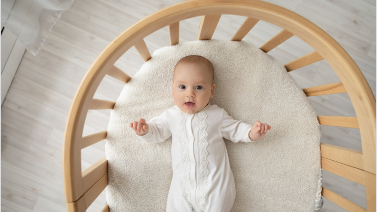 Baby Sleeping in Crib Baby Sleeping in Crib